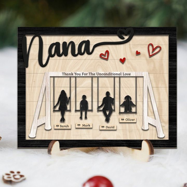 Personalised Swing Set Sign For Mother's Day Gift